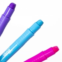 Set creta pentru par, 3 culori, cu sclipici Dreamworks Trolls 64-0015